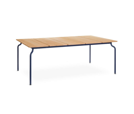 South | Table - Night Blue x Teak | Esstische | Magis