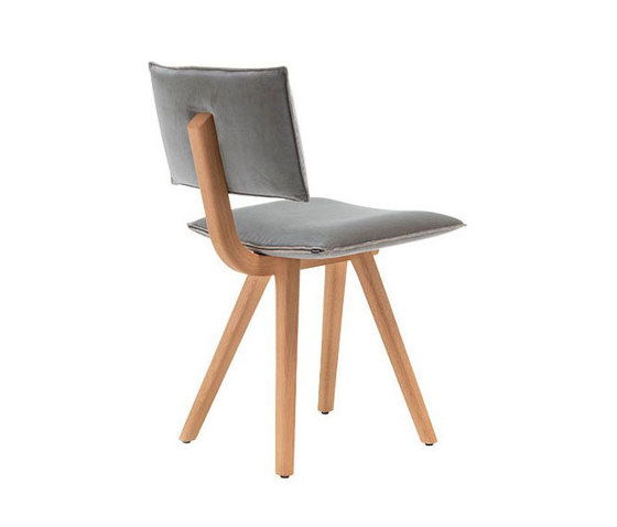 Trave | Upholstered chair - Oak | Stühle | Magis