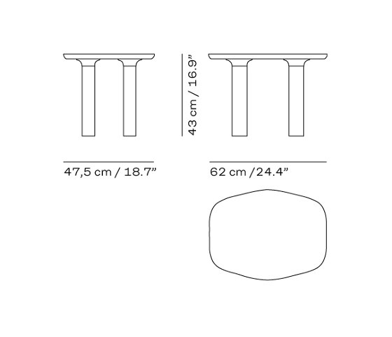 Analog™ | JH43A | Tables d'appoint | Fritz Hansen