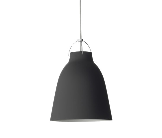 Caravaggio™ Matt | Pendant | P2 | Black | Grey45 cord | Pendelleuchten | Fritz Hansen