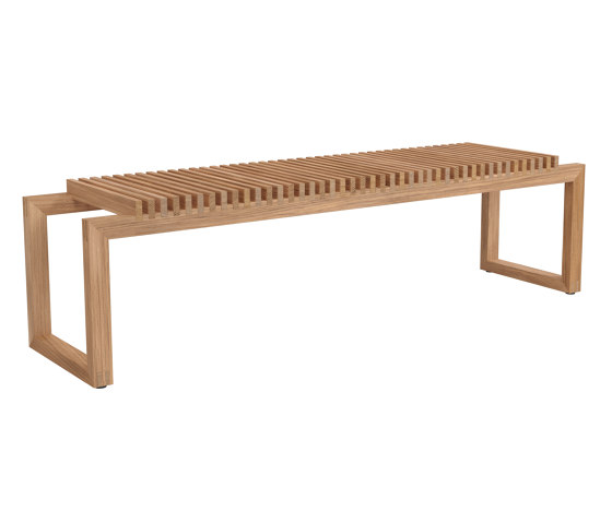 Cutter Bench | Oak - Black (Only indoor use) | Bancs | Fritz Hansen