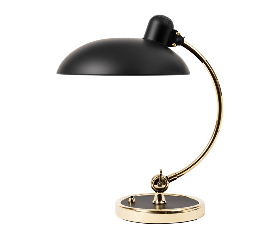 Kaiser Idell™ Table Lamp | Matt black & Brass | Luminaires de table | Fritz Hansen