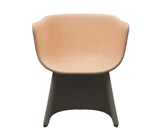 Monolit™ | CM231, Lounge chair, with leather piping | Armchairs | Fritz Hansen