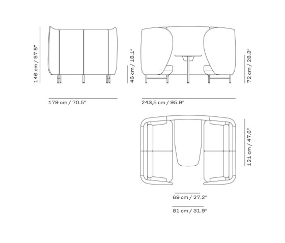 Plenum™ Cabin | JH1004T | Sofás | Fritz Hansen