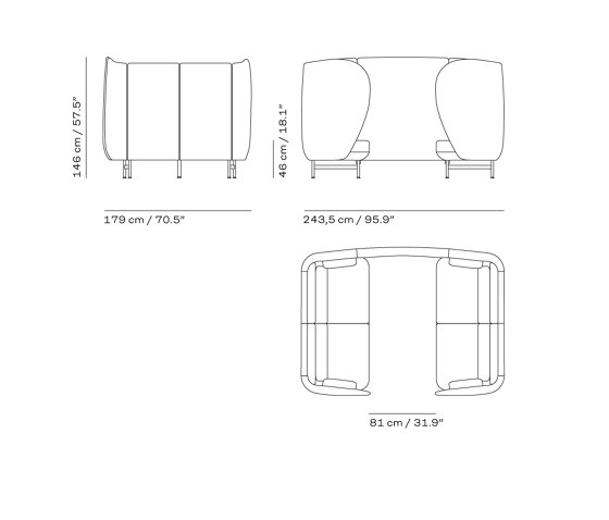 Plenum™ Cabin | JH1004 | Sofas | Fritz Hansen