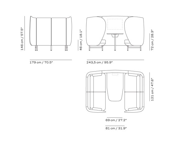 Plenum™ Cabin | JH1004TS | Sofás | Fritz Hansen