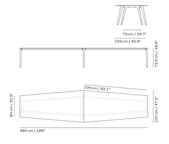 Pluralis™ | KS439 | Tavoli contract | Fritz Hansen