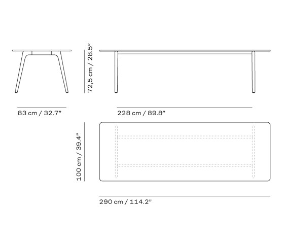 Pluralis™ | KS434A | Tavoli contract | Fritz Hansen