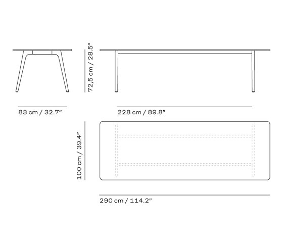 Pluralis™ | KS434A | Tavoli contract | Fritz Hansen