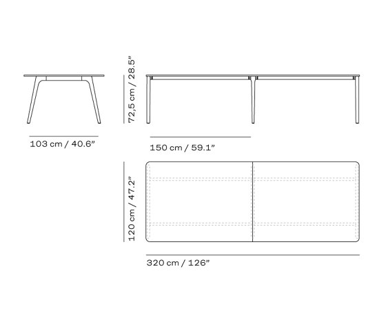 Pluralis™ | KS435 | Contract tables | Fritz Hansen