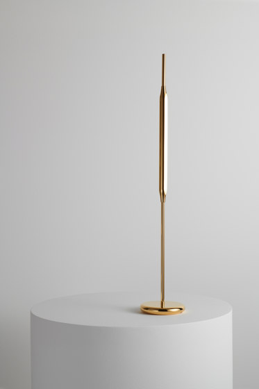 Reed Table Light small polished gold | Lampade tavolo | Tom Kirk Lighting