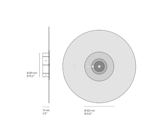 Atmos Racine | Lámparas de pared | CVL Luminaires