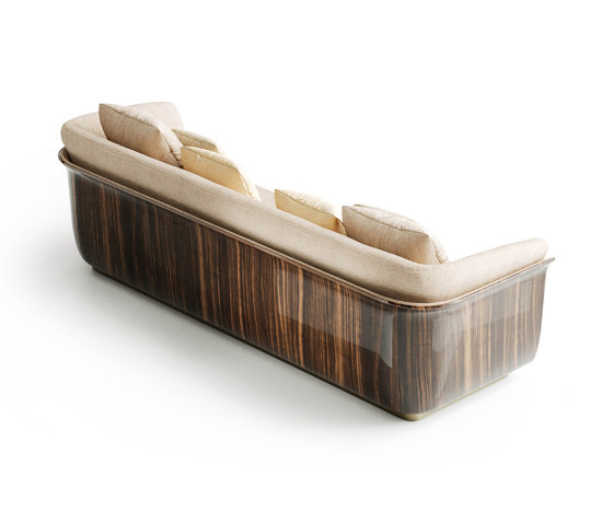 Allure wood sofa 3s | Sofas | Capital