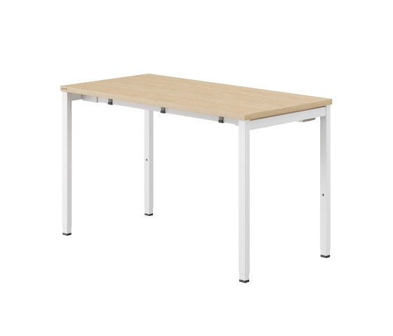 Pure Work Table with 4 - Legged Base - Melamine Oak Vicenza | Tavoli contract | Neudoerfler