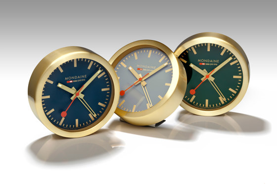Table clock, 125mm, good gray table and alarm clock | Clocks | Mondaine Watch