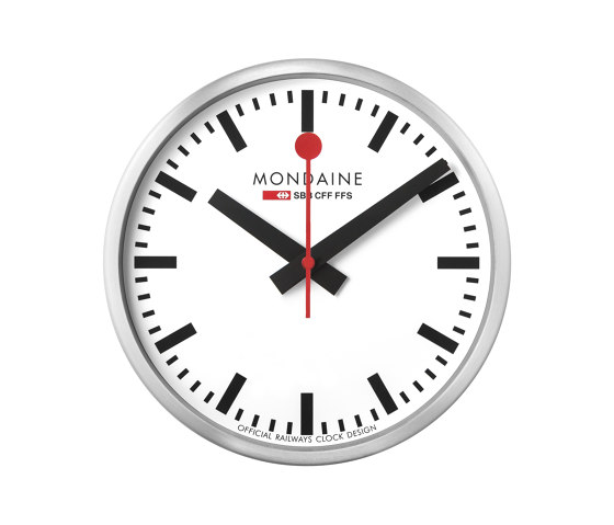 Stop2Go Wall Clock 25 cm, stop2go WiFi Clock | Clocks | Mondaine Watch
