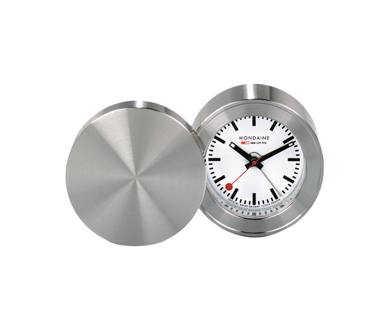 Table clock, travel alarm, 50mm | Clocks | Mondaine Watch