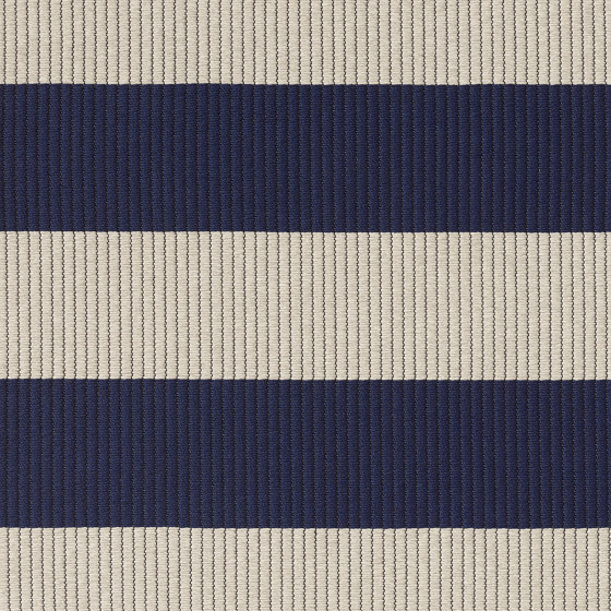 Big Stripe in/out | navy blue-light sand | Formatteppiche | Woodnotes