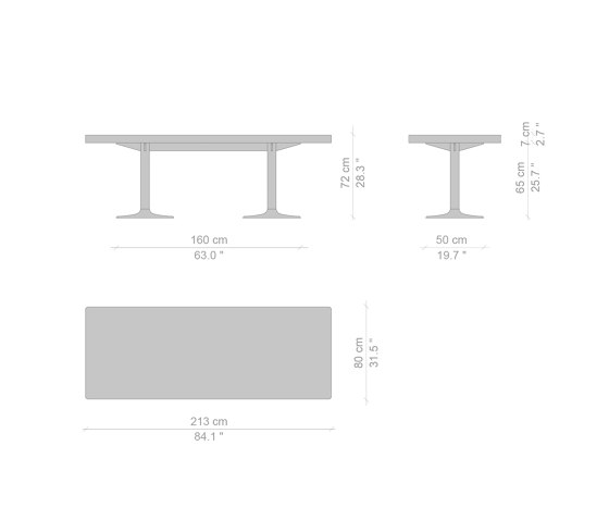 11 Table pieds corolle, Appartement Le Corbusier | Tavoli pranzo | Cassina