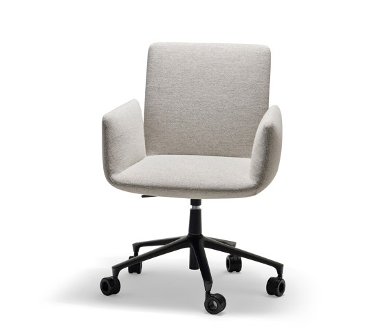 Jalis Chair, 5-Star Base with Castors | Chairs | COR Sitzmöbel