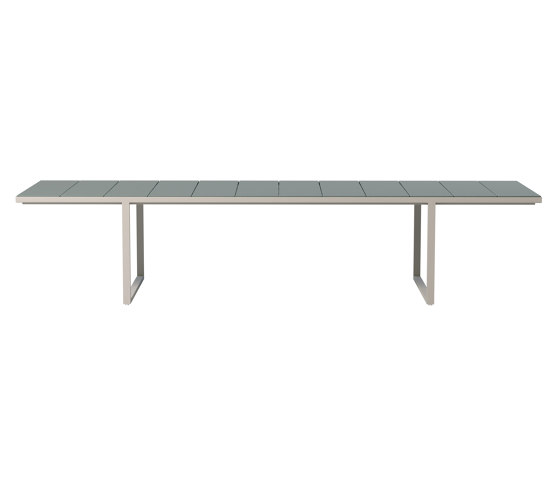 Nox mesa de comedor - 350 cm - Linen frame, Moss glazed lava stone | Mesas comedor | Tribù