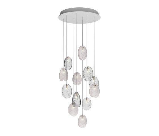 MUSSELS chandelier of 12 pcs | Lampade sospensione | Bomma