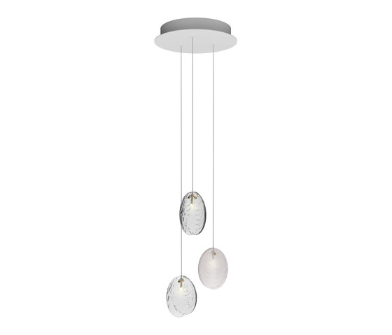 MUSSELS chandelier of 3 pcs | Pendelleuchten | Bomma