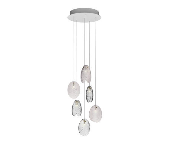 MUSSELS chandelier of 6 pcs | Suspensions | Bomma