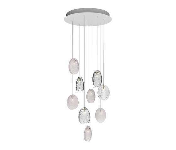 MUSSELS chandelier of 9 pcs | Lampade sospensione | Bomma