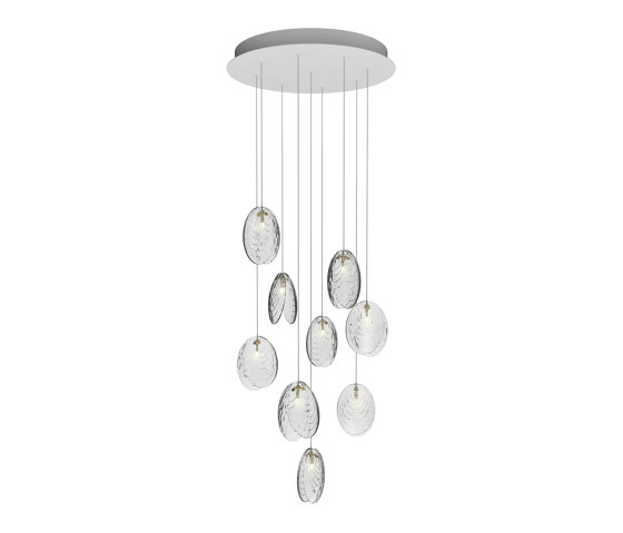 MUSSELS chandelier of 9 pcs | Pendelleuchten | Bomma