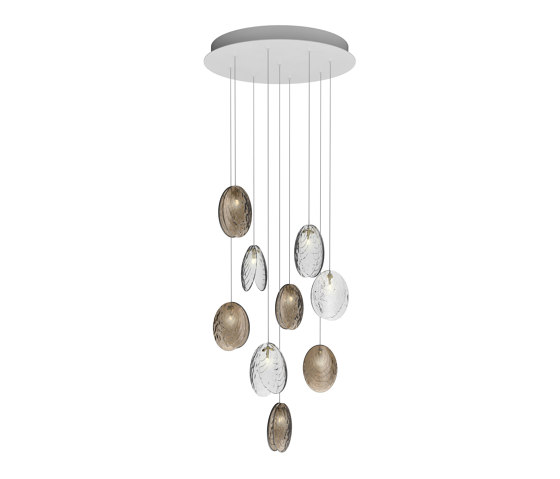 MUSSELS chandelier of 9 pcs | Lampade sospensione | Bomma