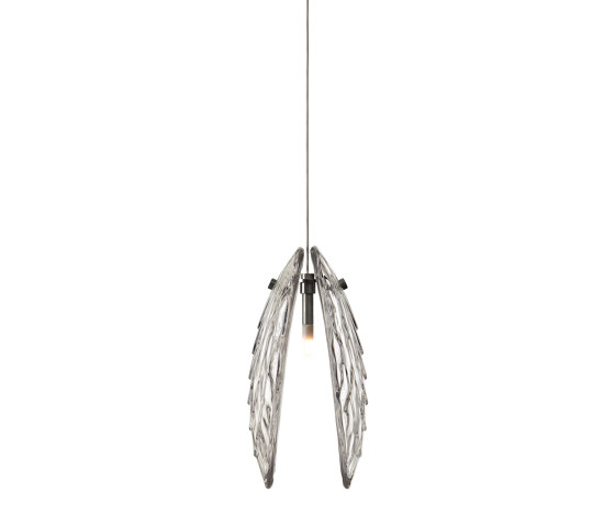 MUSSELS single pendant clear anthracite | Suspensions | Bomma