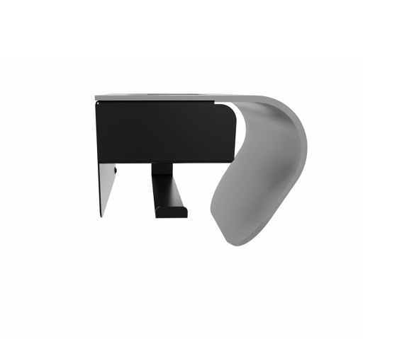 Captain vertical toilet roll holder with wet wipe dispenser | Portarotolo | PlyDesign