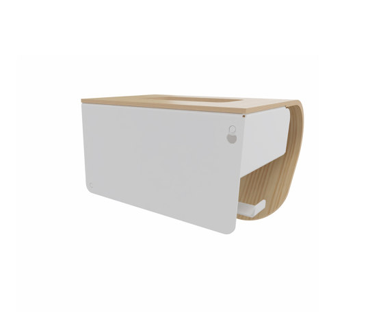 Captain vertical toilet roll holder with wet wipe dispenser | Distributeurs de papier toilette | PlyDesign