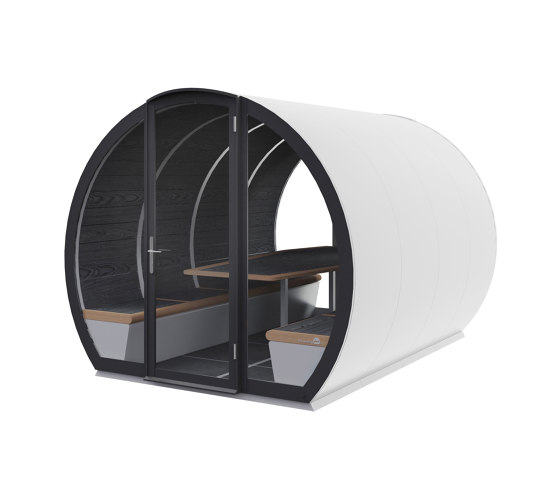 8 Person Fully Enclosed Outdoor Pod | Cabinas de oficina | The Meeting Pod