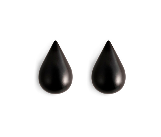 Dropit Hooks Small Black | Ganchos simples | Normann Copenhagen