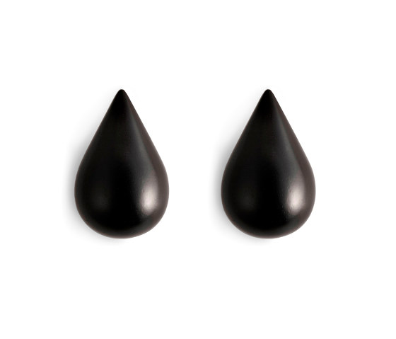 Dropit Hooks Large Black | Ganchos simples | Normann Copenhagen