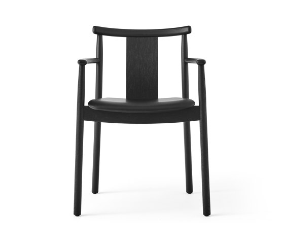 Merkur Dining Chair W. Armrest, Black Oak | Dakar 0842 | Chairs | Audo Copenhagen