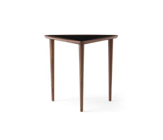 Umanoff Nesting Side Table, Walnut | Black Tabletop | Tavolini alti | Audo Copenhagen