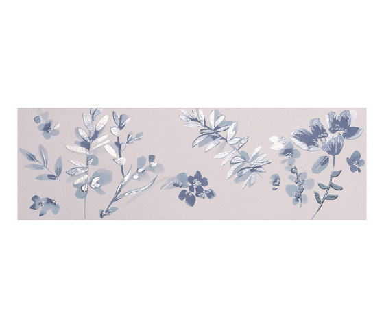 Deco&More Flower Blue 30,5X91,5 | Baldosas de cerámica | Fap Ceramiche