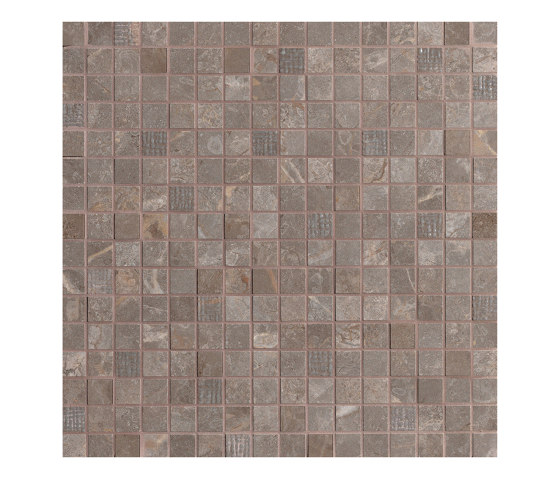 Roma Stone Pietra Brown Mosaico 30,5X30,5 | Ceramic tiles | Fap Ceramiche