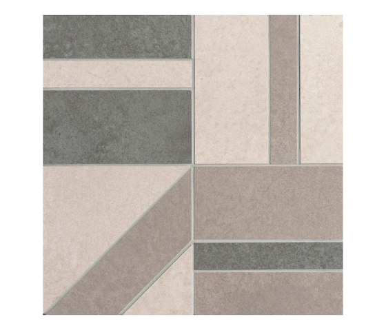 Ylico Sand Taupe Musk Deco Mosaico 30X30 | Ceramic tiles | Fap Ceramiche