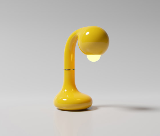 Table Lamp 12” Gloss Yellow | Table lights | Entler