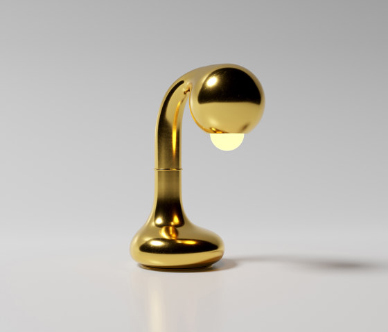 Table Lamp 12” Gold | Lámparas de sobremesa | Entler