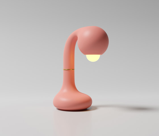 Table Lamp 12” Matte Pink | Table lights | Entler
