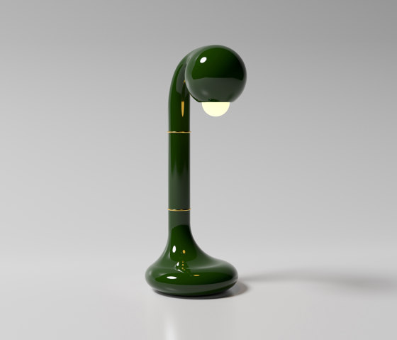 Table Lamp 18” Gloss Ivy | Tischleuchten | Entler