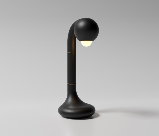 Table Lamp 18” Matte Black | Lámparas de sobremesa | Entler