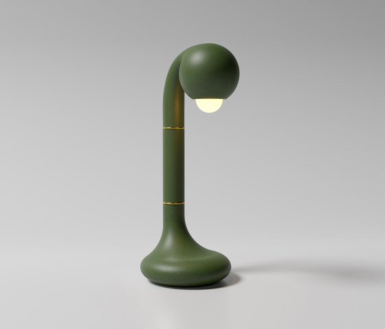 Table Lamp 18” Matte Olive | Table lights | Entler