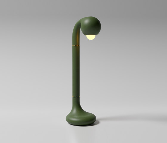 Table Lamp 24” Matte Olive | Table lights | Entler