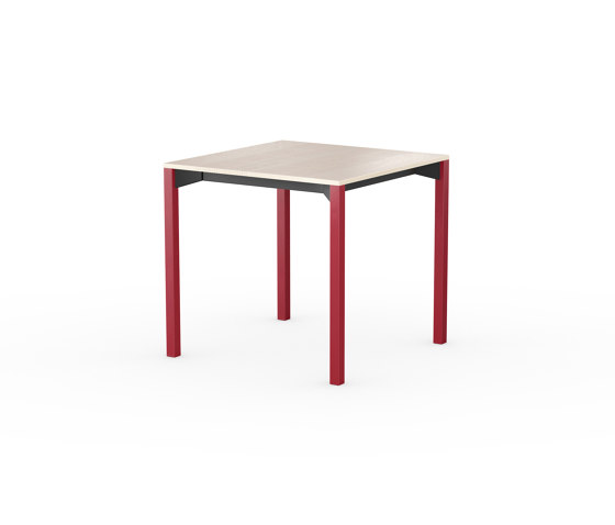 iLAIK extendable table 80 - birch/angular/sienna red | Dining tables | LAIK